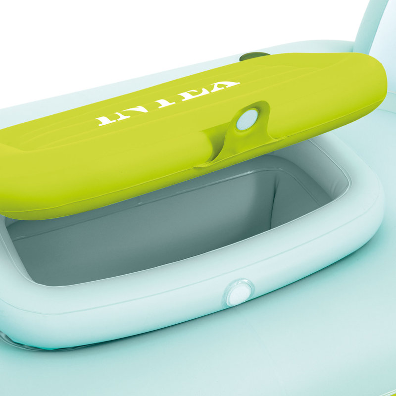 Salon d'eau gonflable Intex Seascape Island avec glacière et dossiers intégrés