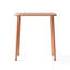 Table carrée pour l'extérieur Brick Red-1471110165