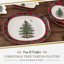 Spode Christmas Tree Tartan Rectangular Platter 14"