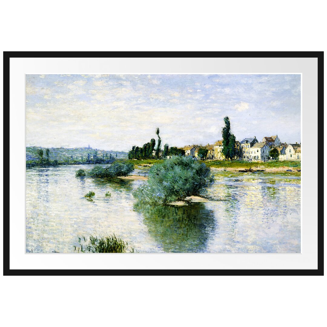 Gerahmter Kunstdruck La Seine À Lavacourt von Claude Monet