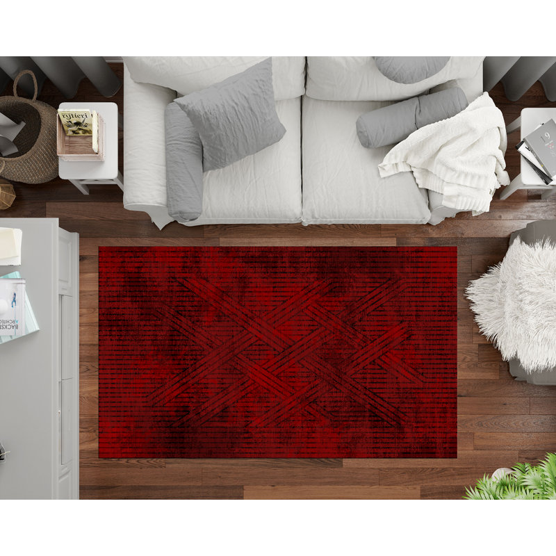 Adrihanna Geometric Area Rug, Rectangle 300 x 400cm