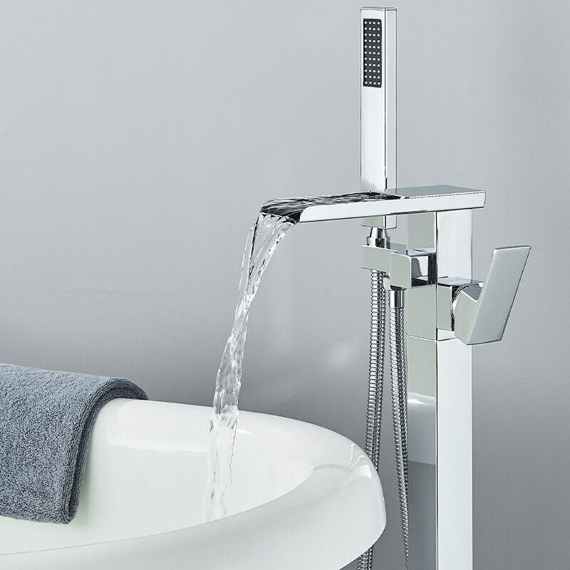 Aiyla Floor Waterfall Faucet Bath Filler