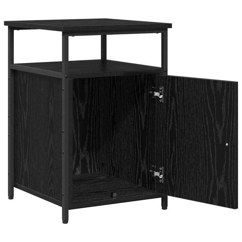 Bedside Cabinet Engineered Wood, Artisan Oak