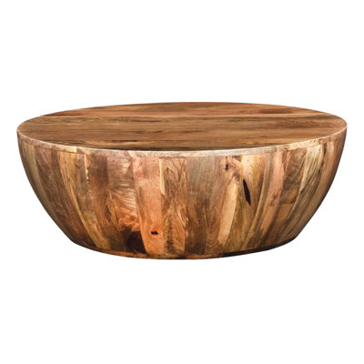 Teasdale Solid Wood Single Drum Coffee Table