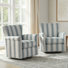 Ensemble de 2 chaises berçantes pivotantes Darnelle
