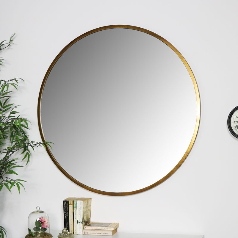 Fullmer Metal Flat Wall Mirror