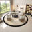 Semi-circular curved shaped movable corner sofa