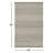 Portia Striped Flatweave Taupe/Gray Area Rug-1686797030