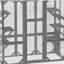 Enclos pour animaux de compagnie, grand lit en bois