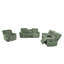 Canapé inclinable en tissu Emerald Green-1090701441