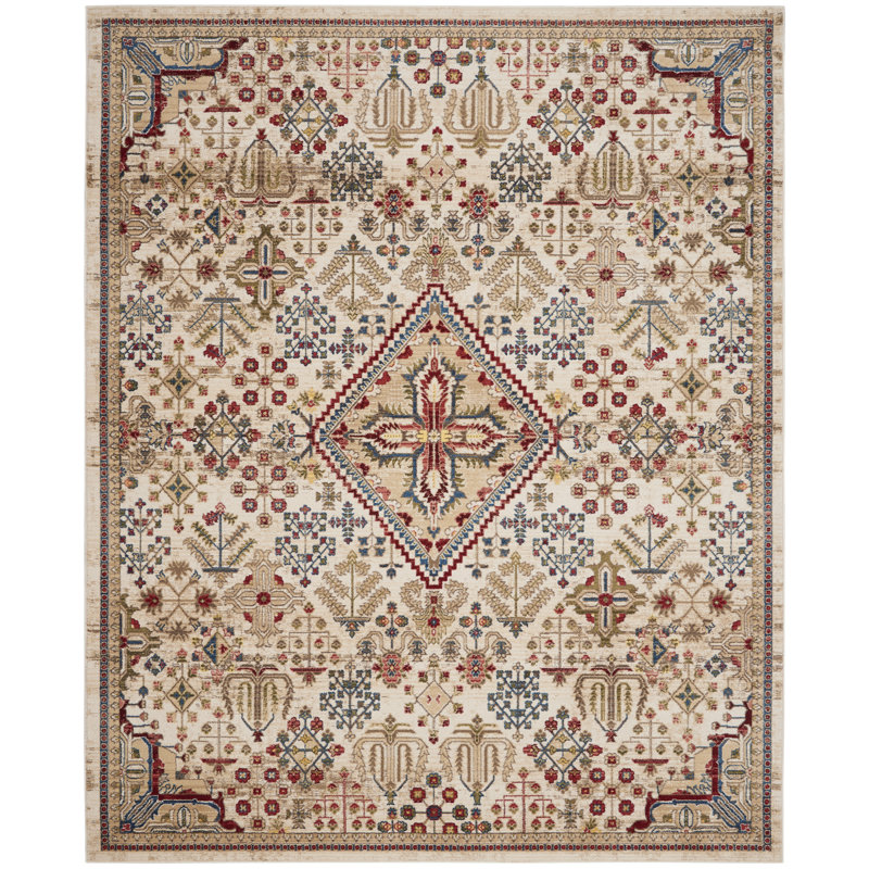 Oriental Indoor Rug, Rectangle 7'10" x 9'10"