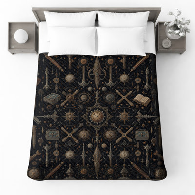 Couvre-lit matelassé Steampunk