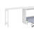 Murphy Bed Cabinet With Movable L-Shaped Desk And Cushion-118414045