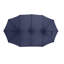 Très grand parasol d'extérieur - double abat-jour de patio de 15 pi avec manivelle pour meubles d'extérieur, terrasse, cour ou piscine par Pure Garden (bleu marine)-1494703512