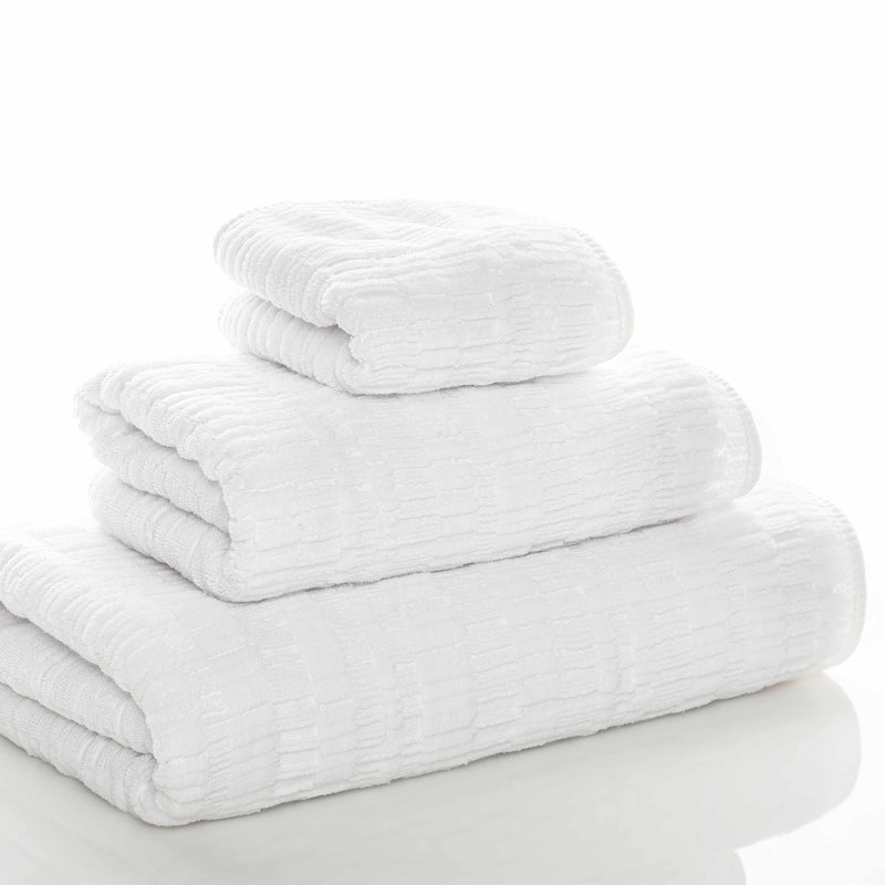 Patch Hand Towel, Large, White