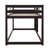 Twin Size Stacked Floor Bunk Bed With Ladder Included-1014622936