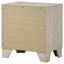 Table de chevet 2 tiroirs Rustic Cream