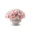 Faux Rose Arrangement in Footed Bowl
