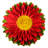 3D Floral Round Throw Pillow Sunflower Decorative Accent Pillow Cover & Insert-346661271-347423528