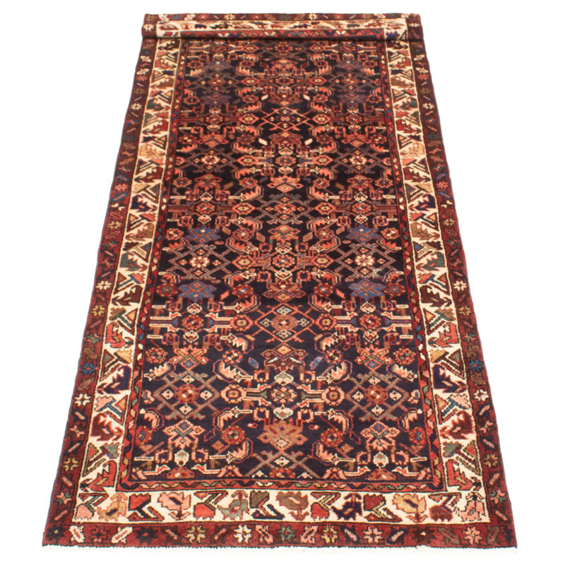 Tapis bleu marine Andelz 3 pi 6 po x 9 pi 4 po