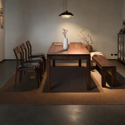 Simple household long dining table