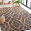 Tapis géométrique en jute et coton-1848600549