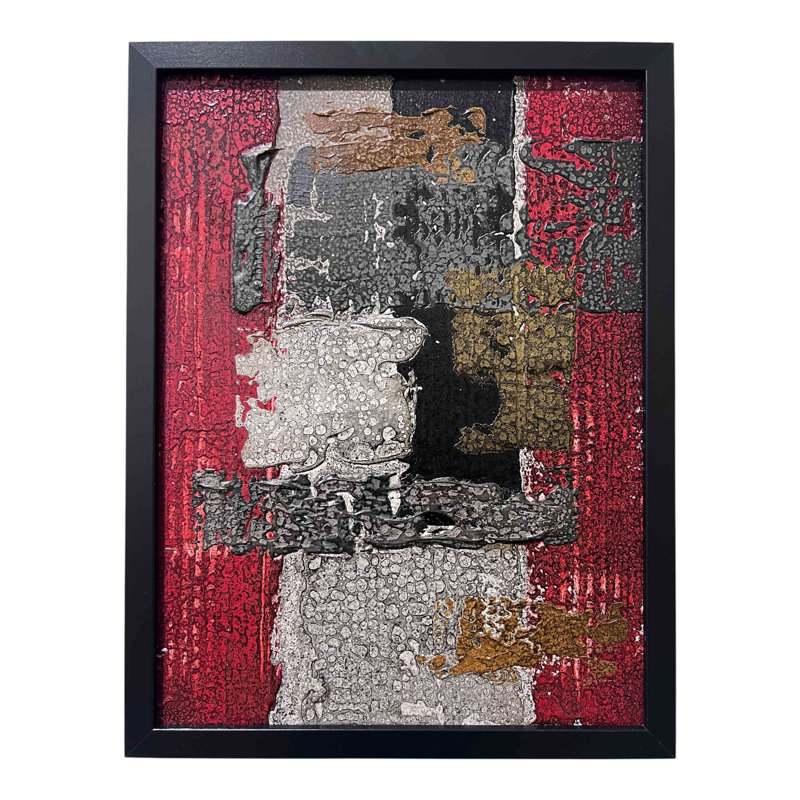 Tension n ° 3 - Peinture abstraite à technique mixte par J. Kent Martin