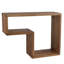 Aitken Hexagon Teak Solid Wood Floating Shelf