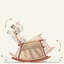 Chaise berçante de style jardin