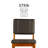 Upholstered Counter Stool with Solid Wood Frame-52517033-52517032