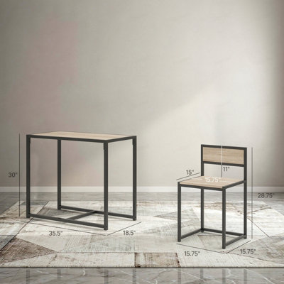 Ensemble de table et chaises minimaliste 3 pièces, ensemble de meubles de cuisine, ensemble de meubles de salle à manger, ensemble de meubles de conversation