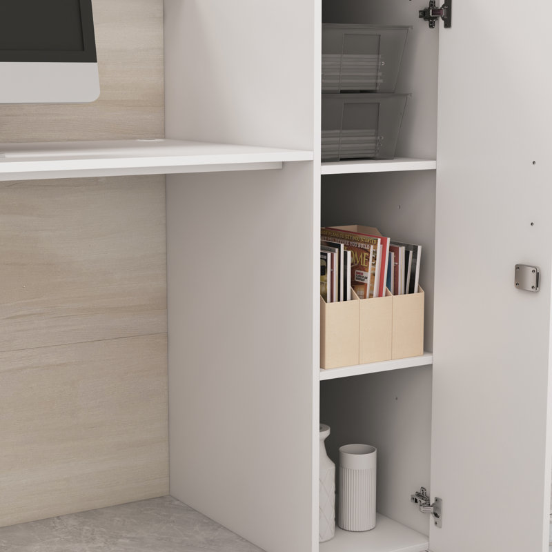 Rectangle Solid + Manufactured Wood Reception Desk