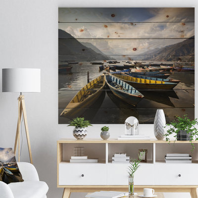 « pokhara lakeside bateau », photographie