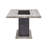 Dark Grey and Gray Washed Dining Table