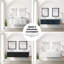 Meuble-lavabo bleu l 30 po x P 22 po, quartz blanc, 28 po Miroir et robinet inclus: salle de bain 30 22 D, comptoir en quartz et-1088018955