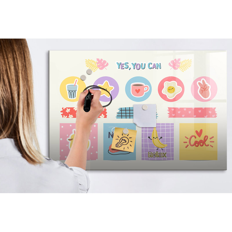 Magnetic Glass Dry Erase Board