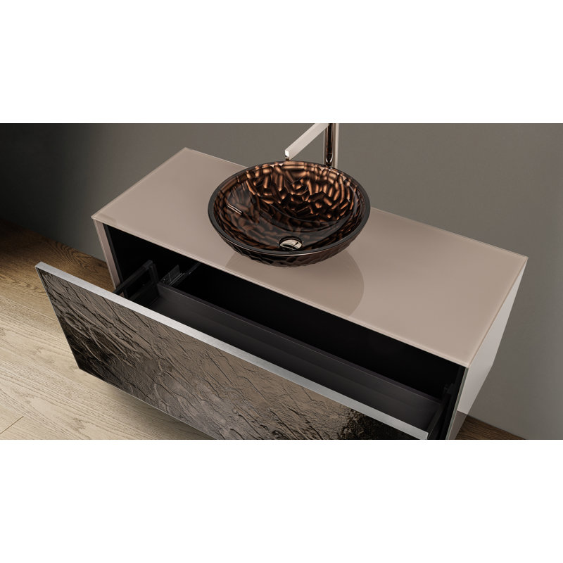 Single Vanity, 48", Bronze