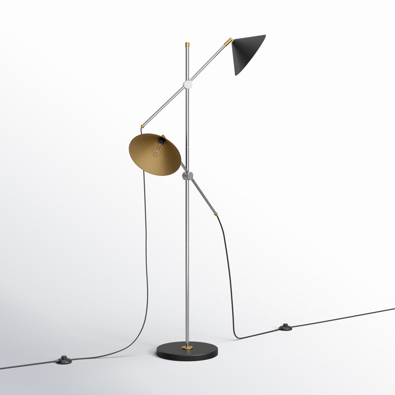 Avia Swing Arm Floor Lamp