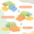Colourful Soft Climb and Crawl Foam Playset 7 in 1, Soft Play Equipment Climb and Crawl Playground for Toddlers