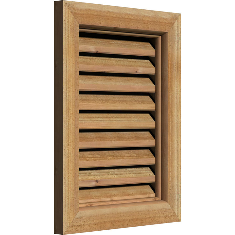 Évent vertical à pignon vertical en bois