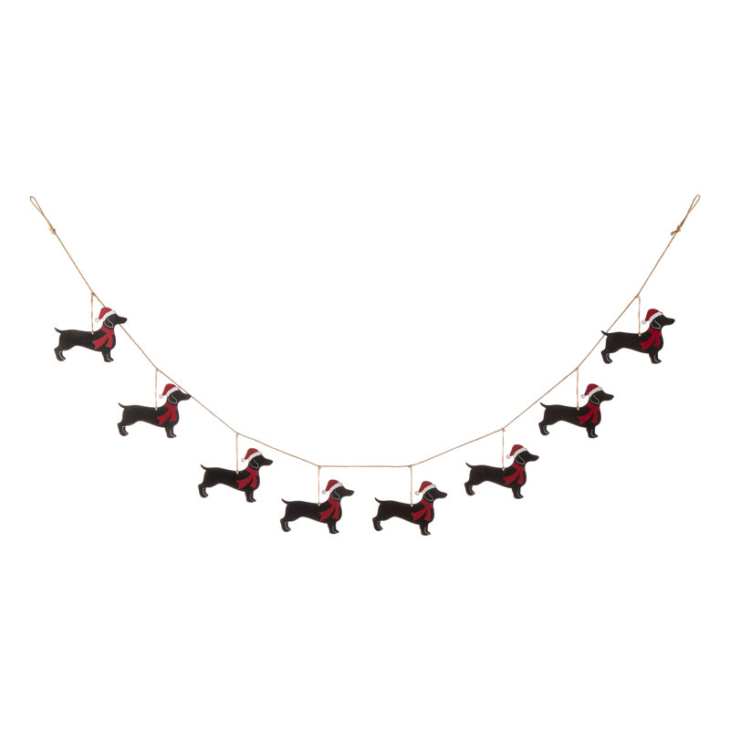Noël 6' teckel Garland