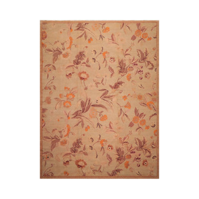 One-of-a-Kind 9'1" X 11'11" Wool Area Rug Tan