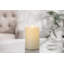 Flameless Wax Flat Top Pillar Candle, 3"x6"-373893355