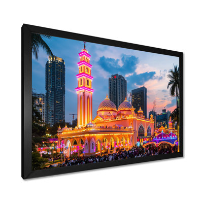 Mosque In The City Jakarta Indonesia - Islam Landscape Wall Décor
