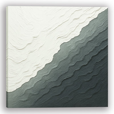Impression sur toile tendue monochrome