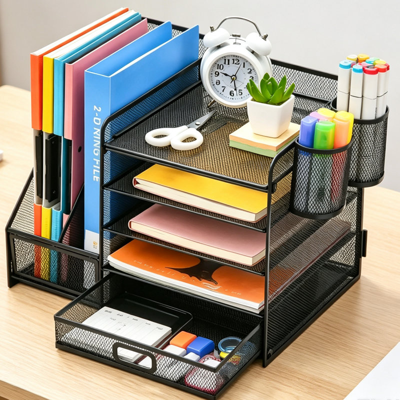 Classeur de bureau à 5 niveaux