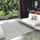 Atlantic Striped  Dove Hand-Woven (Outdoor) Area Rug