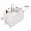 Meuble-lavabo 30 po avec lavabo rond en céramique-112498602