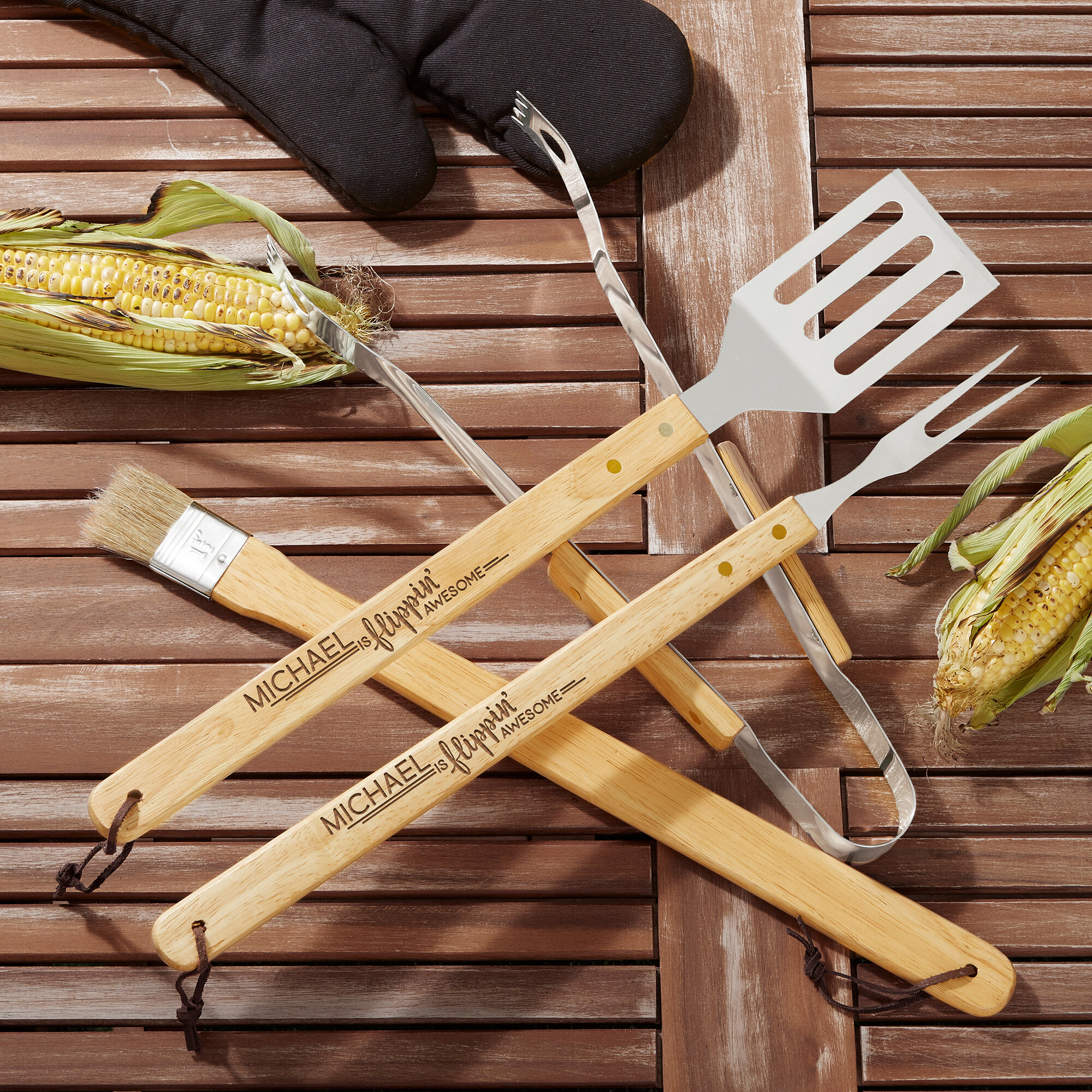 Chef Buddy 19-Piece BBQ Grill Accessories and Tools Set with Carrying Case