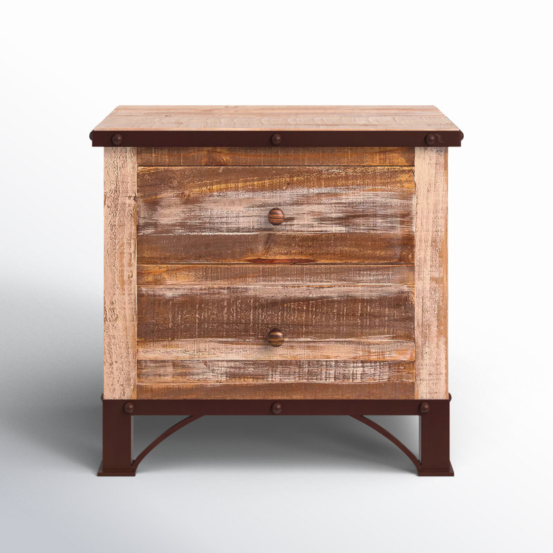 Dodge Lupita 2 Drawer Nightstand